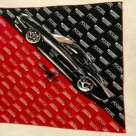 Chip Foose Autographed Design Facisimile Auto Lincoln Electric Bandana - Picture 2 of 3